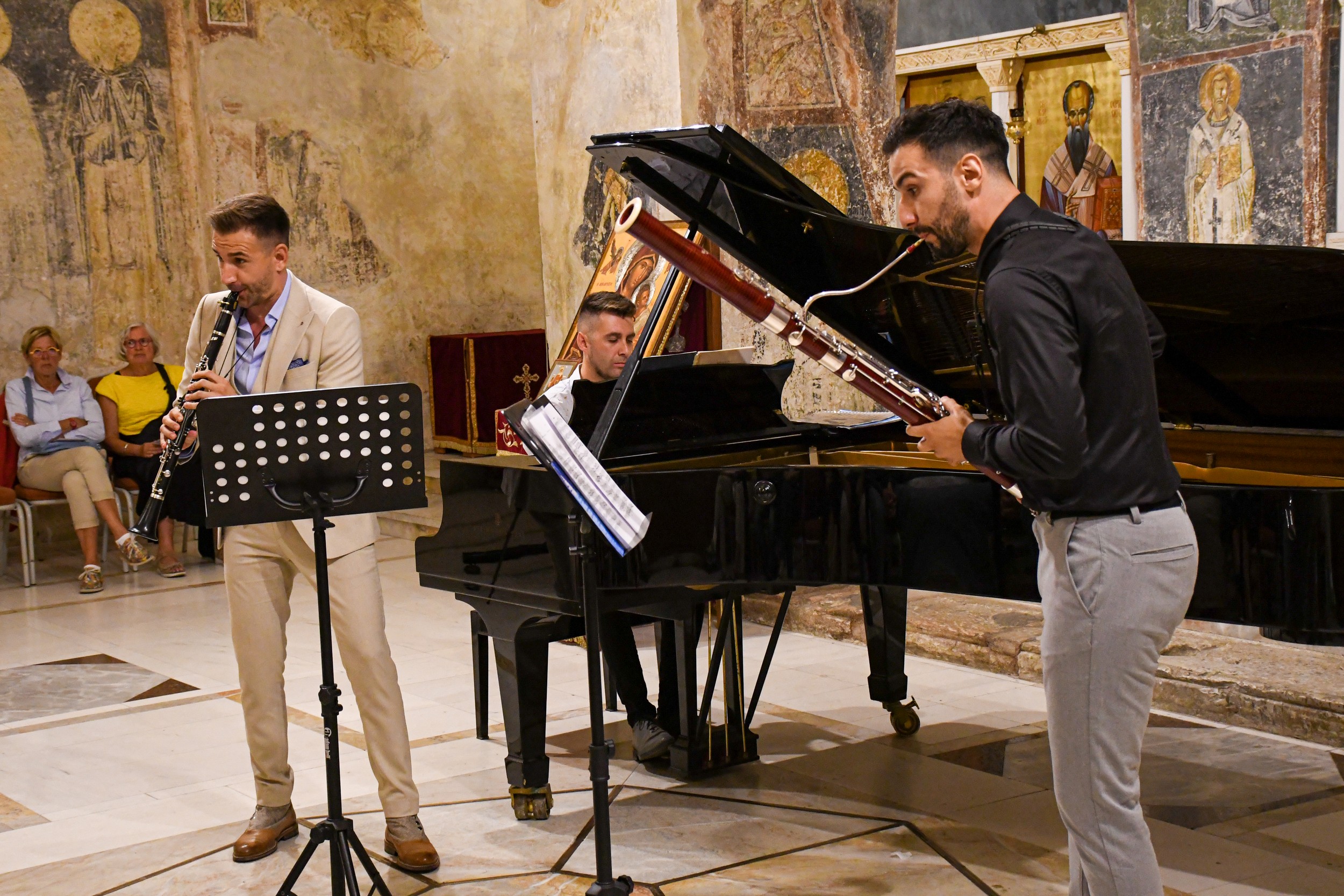 Audience travelled through music eras with the Minchic brothers and the pianist Cvetkovic